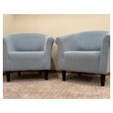 Pair of Upholstered Accent Armchairs (Lot of 2)