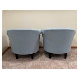Pair of Upholstered Accent Armchairs (Lot of 2)