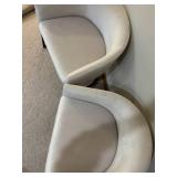 Unbranded Modern Upholstered Lounge Chairs (Lot of 2)