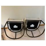 Unbranded Modern Upholstered Lounge Chairs (Lot of 2)