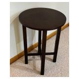 Round Wood Accent Table - Made in China