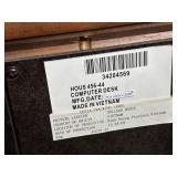 Holland House Computer Desk 456-44 - Made in Vietnam - Mfg Date November 2009