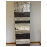 Contemporary Abstract Wall Sculpture - Multi-Panel Tiered Textured Blocks