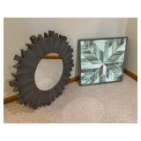 Sunburst Wood Mirror - Geometric Wood Wall Art - Passing Through by Jim Hansel (Lot of 3)