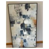 Abstract Art Duo - Large Canvas & Rope Panel Set (Lot of 2)