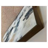 Abstract Art Duo - Large Canvas & Rope Panel Set (Lot of 2)