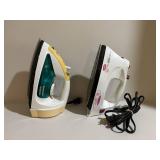 Panasonic & Black & Decker Irons (Lot of 2) - Auto Off & Quick 'N Easy 480