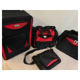 BR Luggage 4-Piece Travel Set - Upright Suitcase & Duffel Bags