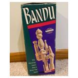 Bandai Bandu Stacking Game & 10 Family Game Center - Solid Wood Board Games