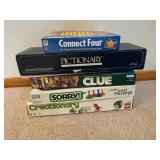 Hasbro & LEGO Board Games Assortment - Sorry!, Clue, Connect Four, Pictionary, Creationary