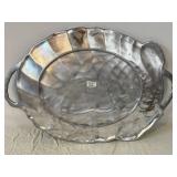 Lenox Turkey Handled Platter - Metal Serveware - SKU #6185805 - Made in China