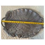 Lenox Turkey Handled Platter - Metal Serveware - SKU #6185805 - Made in China