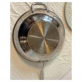 Cuisinart Hammered Stainless Steel Covered Saucepan with Glass Lid