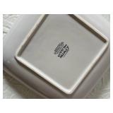 Assorted Ceramic Dinnerware - Plates, Bowls & Divided Plate (Lot of 6)