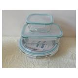 LocknLock Glass Storage Containers & Assorted Plastic Mixing Bowls - Colorful Kitchen Set