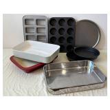 Assorted Bakeware Set - Muffin Pans, Cake Pans, Loaf Pan and Casserole Dishes