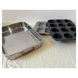 Assorted Bakeware Set - Muffin Pans, Cake Pans, Loaf Pan and Casserole Dishes