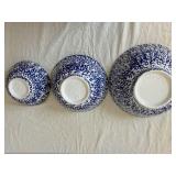 Speckled Ceramic Bowls Made in Japan (Lot of 3)