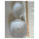 CorningWare Cornflower Blue Bakeware Set with Glass Lids and Clear Bowls
