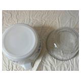 CorningWare Cornflower Blue Bakeware Set with Glass Lids and Clear Bowls