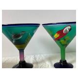 Ambiance Madras Collection Pitcher & Bowls - Glassware Set