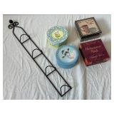 Mediterranean Florals Gift Boxes & Plates - Lemonade Tins & Snowman Plates