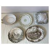 Johnson Bros The Recherche Pattern Dinnerware Lot - Lidded Casserole, Tureen & Plates (England)