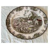 Johnson Bros The Recherche Pattern Dinnerware Lot - Lidded Casserole, Tureen & Plates (England)