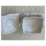Johnson Bros The Recherche Pattern Dinnerware Lot - Lidded Casserole, Tureen & Plates (England)