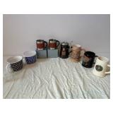 Leeman Boxed Mugs - Assorted Travel Mugs & Beer Steins (Lot of 9)