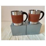 Leeman Boxed Mugs - Assorted Travel Mugs & Beer Steins (Lot of 9)