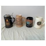 Leeman Boxed Mugs - Assorted Travel Mugs & Beer Steins (Lot of 9)