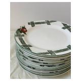 The Cades Cove Collection Apple Dinnerware - Plates, Mugs & Saucers Set
