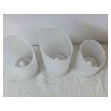 Blue Speckled Ceramic Pitcher with Frosted Glass Vases & Mint Green Photo Frames