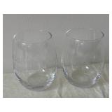 Blue Speckled Ceramic Pitcher with Frosted Glass Vases & Mint Green Photo Frames