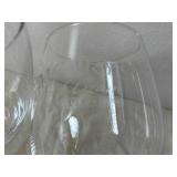 Blue Speckled Ceramic Pitcher with Frosted Glass Vases & Mint Green Photo Frames