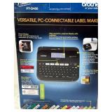 Brother PT-D450 PC-Connectable Label Maker with AC Adapter, USB Cable & Starter TZ Tape