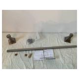 Metal Jewelry Stand With Curved Arm Rack And Ball Finial