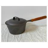 Cast Iron Cookware Set - 2 Pots with Lids & Grill Pan (Lot of 3)