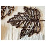 AmazonBasics Assorted Home Decor - Welcome Signs, Twig Wreaths, Gray Throw & Pillow Covers