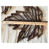 AmazonBasics Assorted Home Decor - Welcome Signs, Twig Wreaths, Gray Throw & Pillow Covers