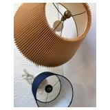 Bed Bath & Beyond Steel Table Lamp & Assorted Table Lamps (Lot of 2)
