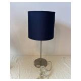 Bed Bath & Beyond Steel Table Lamp & Assorted Table Lamps (Lot of 2)