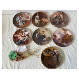 Norman Rockwell Collector Plates by Knowles - Assorted Scenes Collection Made in USA