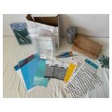 Art Alternatives 5x7 Self-Healing Cutting Mat Kit - Alphabet Stencils & Buttercream Craft Supplies