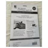 Art Alternatives 5x7 Self-Healing Cutting Mat Kit - Alphabet Stencils & Buttercream Craft Supplies