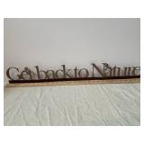 Rustic Outdoor Decor Lot - Lanterns, Bear Sculpture, Hello Summer Sign, Lake Signs & Nature Plaque