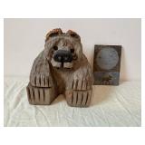 Rustic Outdoor Decor Lot - Lanterns, Bear Sculpture, Hello Summer Sign, Lake Signs & Nature Plaque