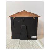 Two-Piece Handmade Nautical Decor Set - Fishing Cabin Diorama & Boat Frame