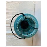 Turquoise Lighthouse Diorama with Coastal Village Snow Globe Base - 9-Inch Tall